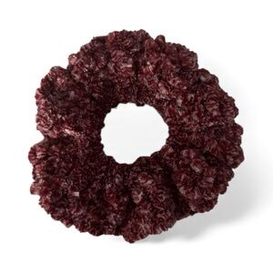 3/$12 Chic Pink & White Hair Scrunchie